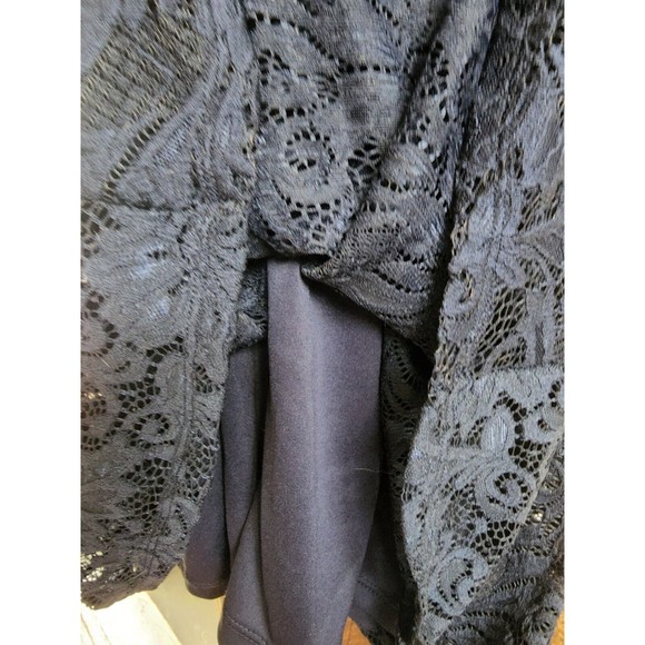 Lace Lined Navy Skirt Size Small NWT by Cato Artsy Boho - Picture 2 of 5